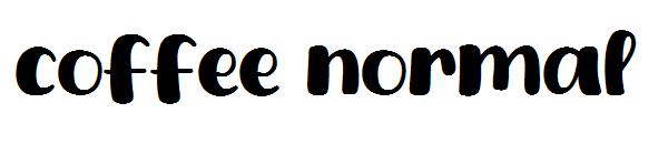 coffee normal字体