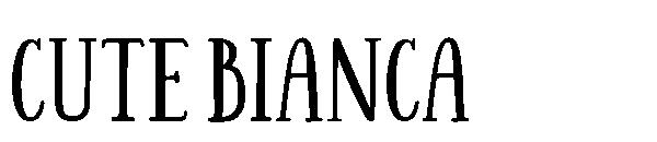 cute bianca字体