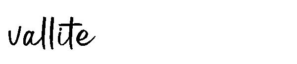 Vallite字体