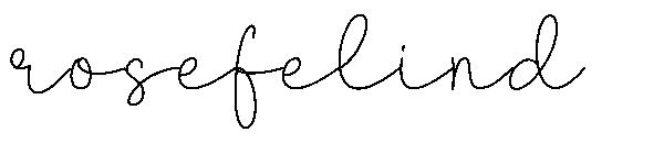 rosefelind字体
