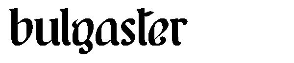 Bulgaster字体