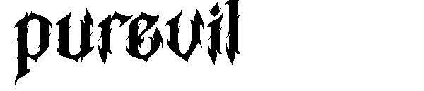 Purevil字体