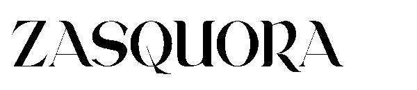 zasquora字体