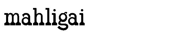 Mahligai字体