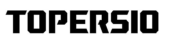 topersio字体