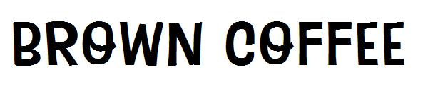 brown coffee字体