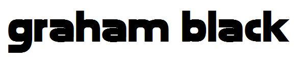 graham black字体