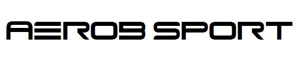 aerob sport字体