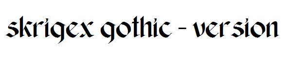 skrigex gothic - version