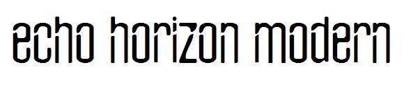 Echo horizon modern字体