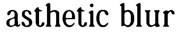 asthetic blur