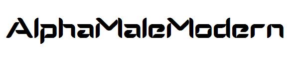 AlphaMaleModern字体