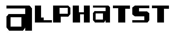 Alphatst字体