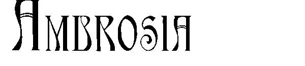 Ambrosia字体