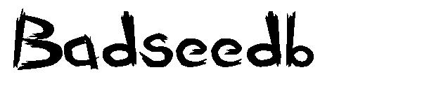 Badseedb字体