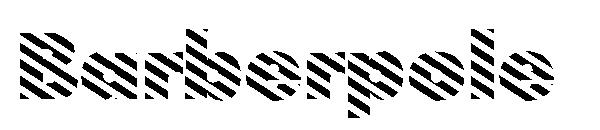 Barberpole字体