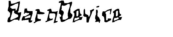 BarnDevice字体