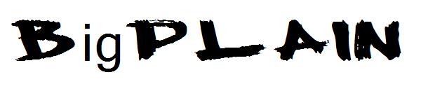 BigPLAIN字体