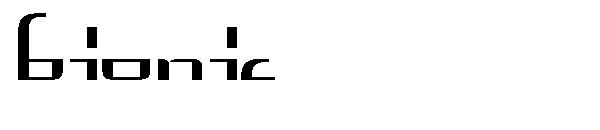 Bionic字体