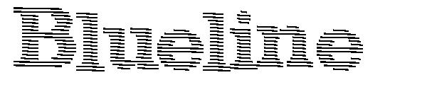 Blueline字体