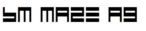 BM maze A9字体下载