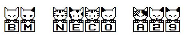 BM neco A29字体下载