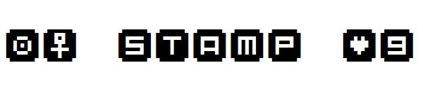 BM stamp A9字体下载