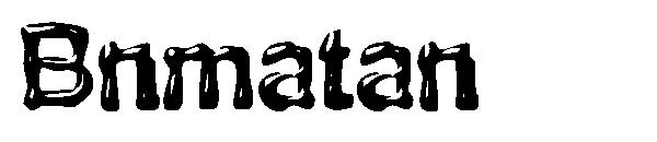 Bnmatan字体