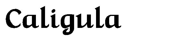 Caligula字体