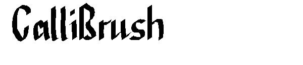 CalliBrush字体