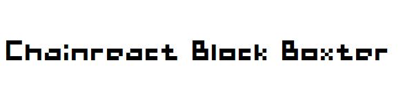 Chainreact Block Boxter字体