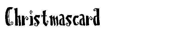 Christmascard字体