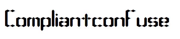 Compliantconfuse字体