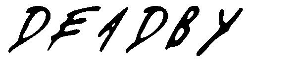 Deadby字体