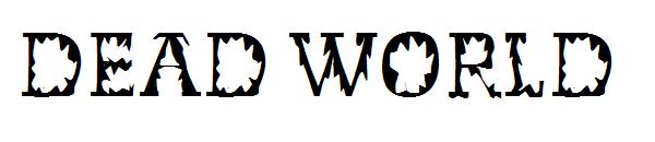 Dead World字体