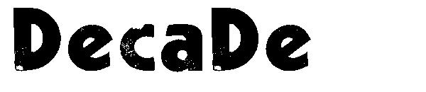 DecaDe字体