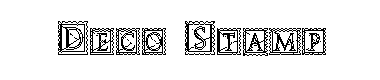Deco Stamp字体