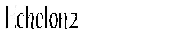 Echelon2字体