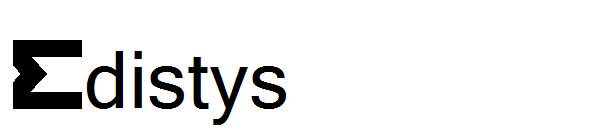 Edistys字体