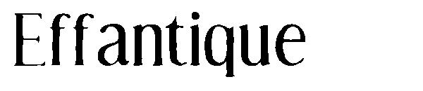 Effantique字体