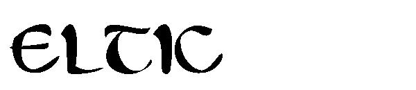 Eltic字体