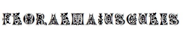 Floralmajuscules字体