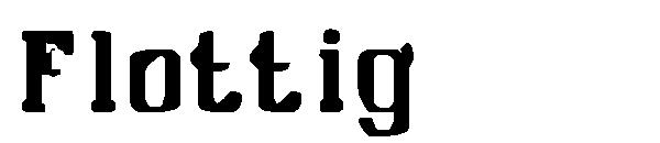 Flottig字体