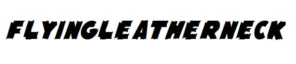 Flyingleatherneck字体