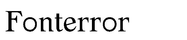 Fonterror字体