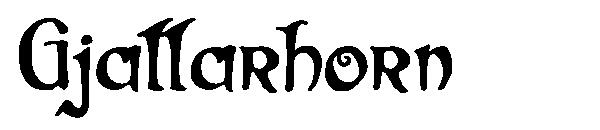 Gjallarhorn字体
