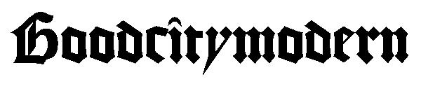 Goodcitymodern字体