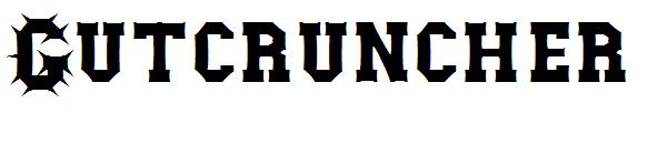 Gutcruncher字体