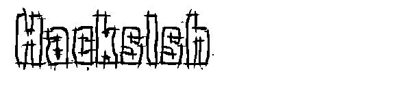 Hackslsh字体