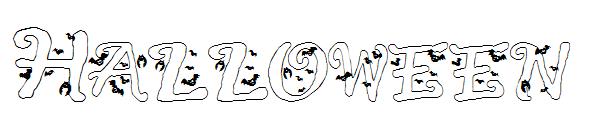 Halloween字体